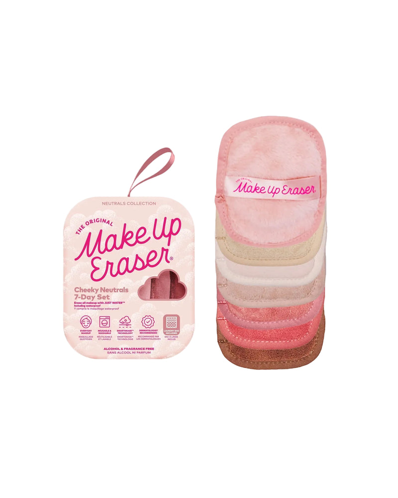 7 Day Set Make Up Eraser - Cheeky Neutrals