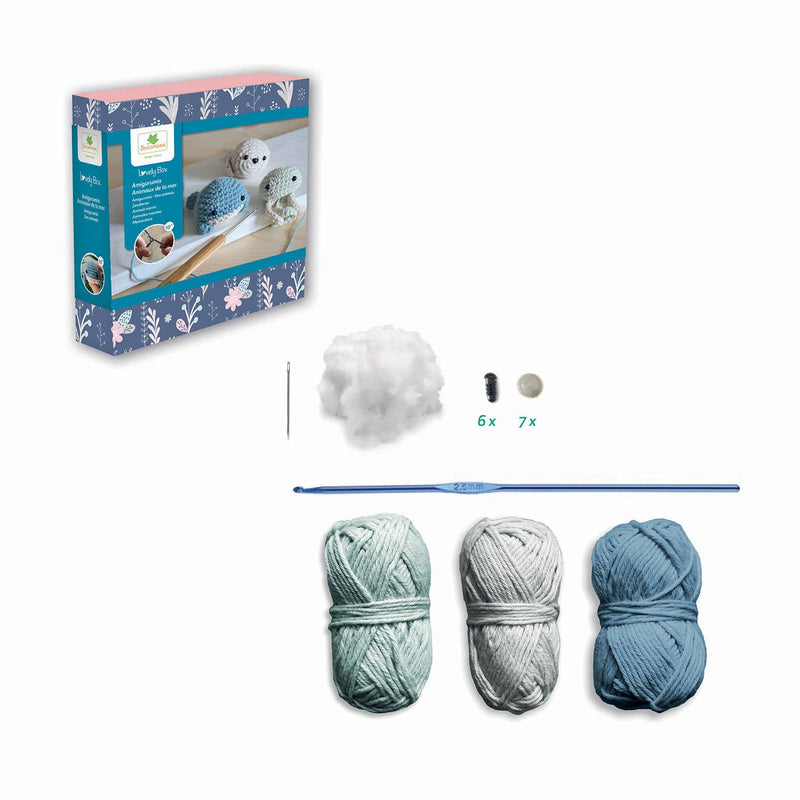 Lovely Box Sea Animals Crochet Kit