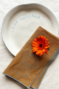 Statement Plate - 'I tried really hard'