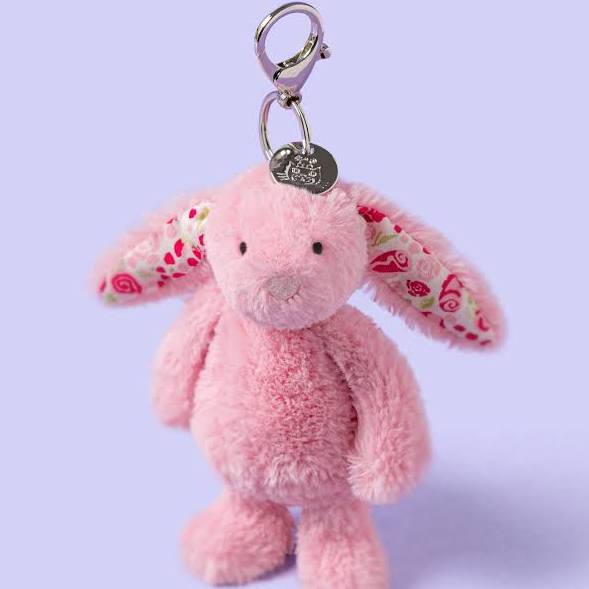 Blushkin Blossom Bunny Bag Charm