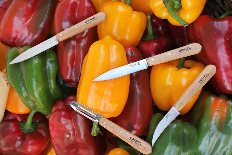 4 Essential Knives Box Set - Beechwood Handles