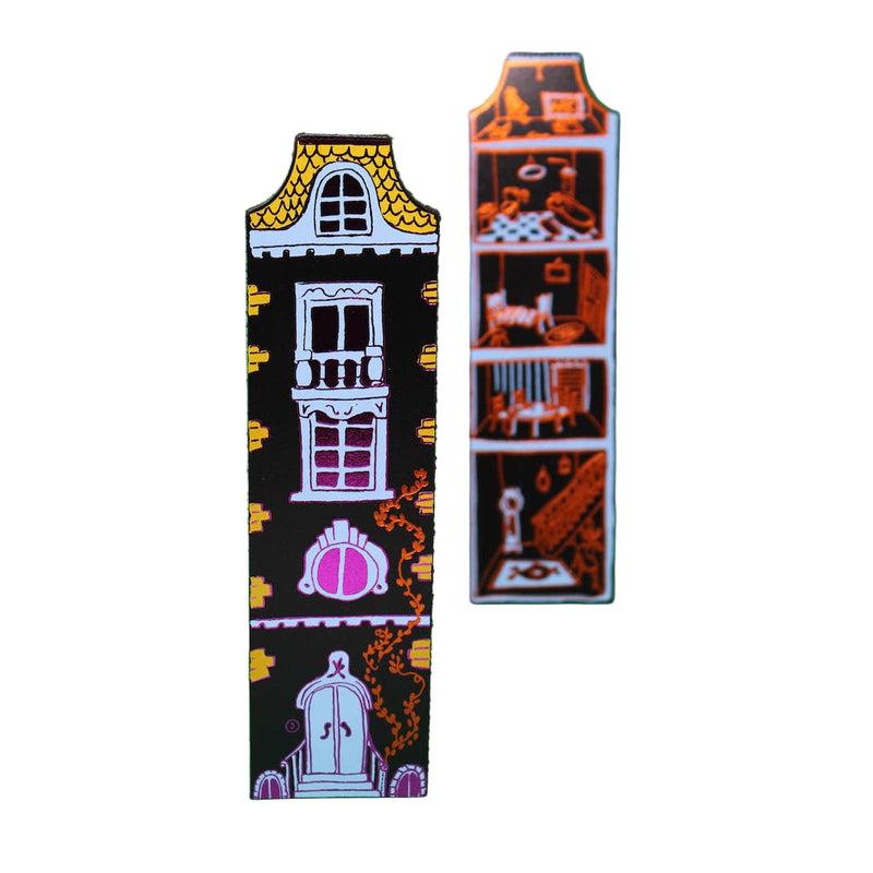 Dolls House Bookmark - Black