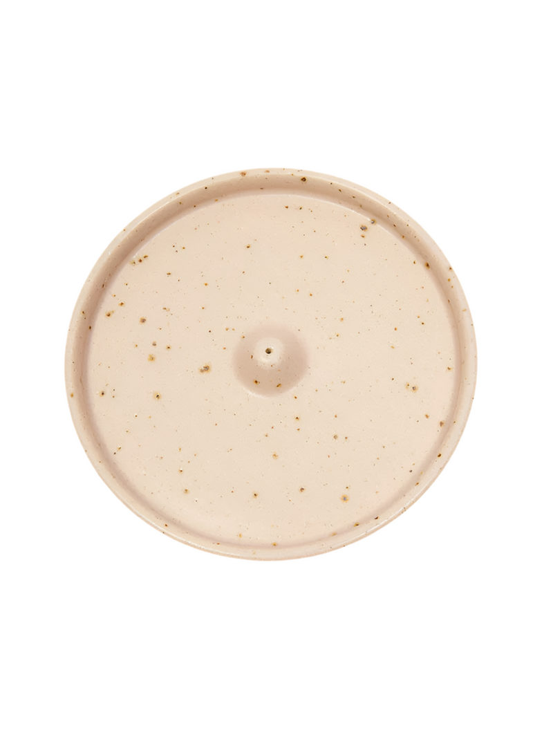 Incense Holder - Feldspar Pink Speckled