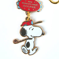 Peanuts World's Best Golfer Keyring