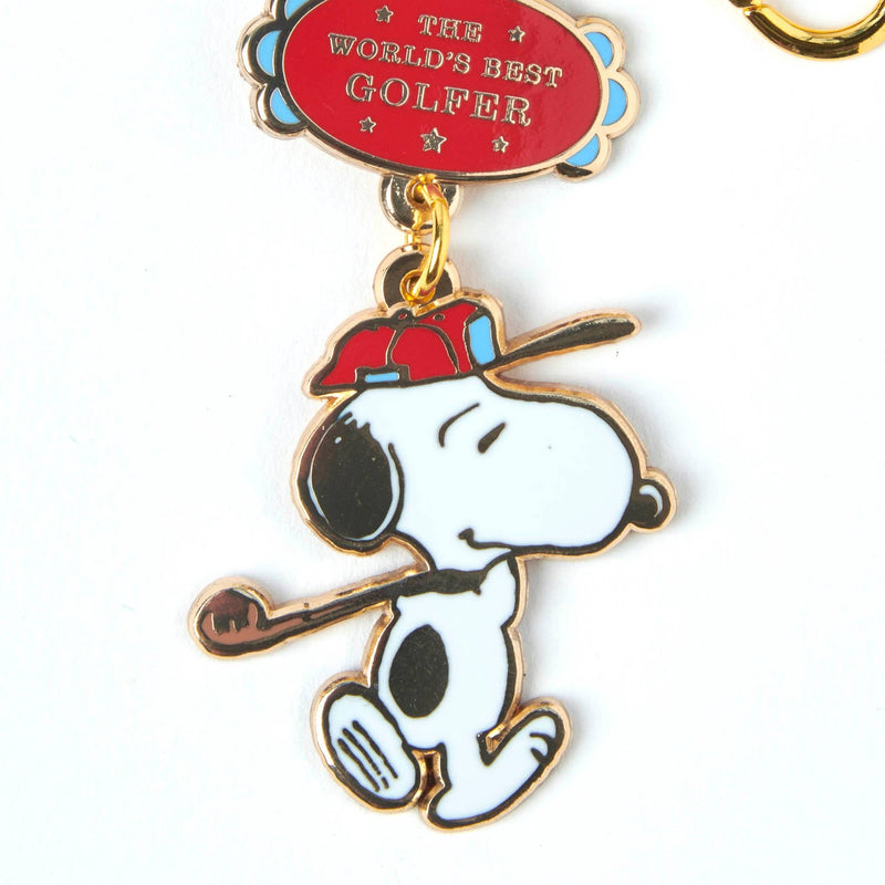 Peanuts World's Best Golfer Keyring