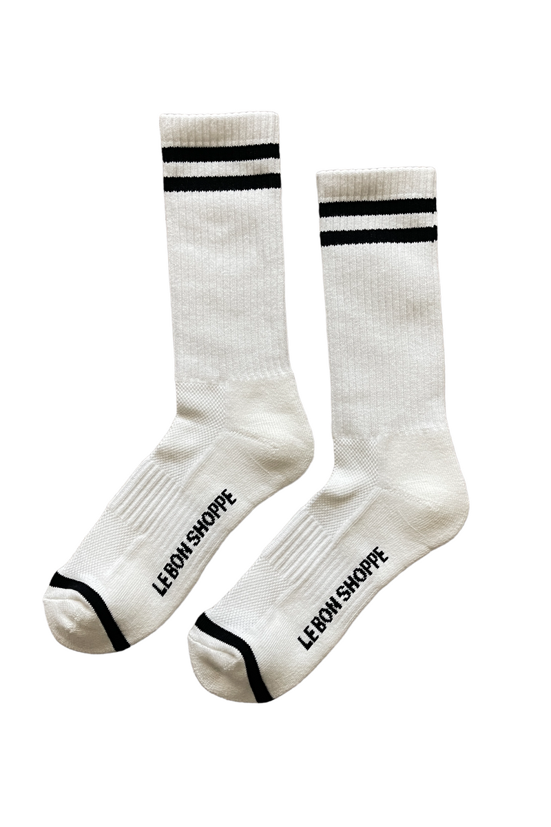 Extended Boyfriend Socks - Powder Blue