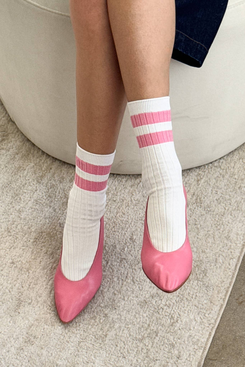 Her Socks - Varsity Pink