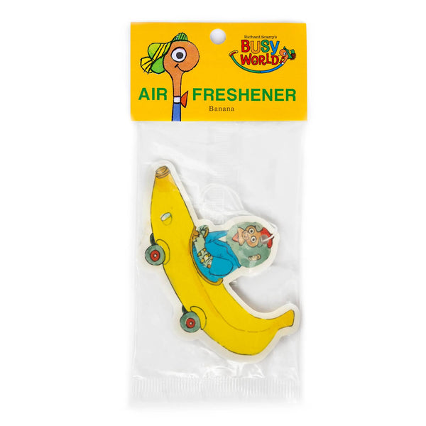 3P4 x Richard Scarry® - Banana Car Air Freshener