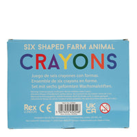 Farm Animal Crayons - Set of 6