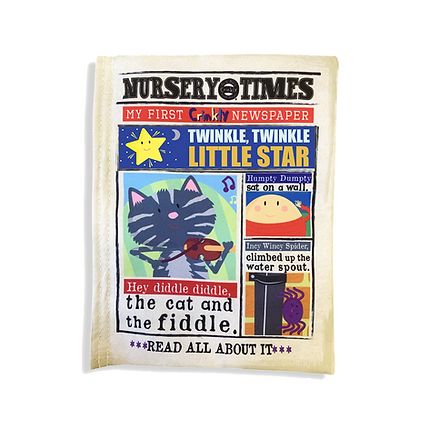 Nursery Times Crinkly Newspaper - Nursery Rhymes