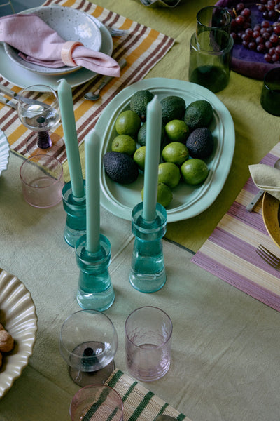 Arte Candle Holder - Ice Blue (Small)