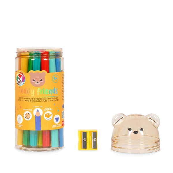 Legami Teddy Bear Coloured Pencils