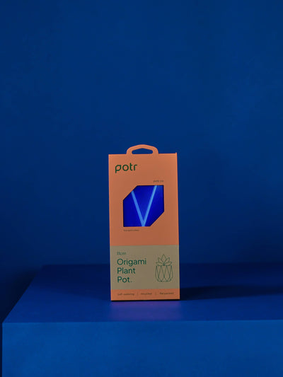 11cm Self-Watering Pot - Navy