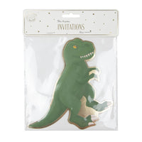 Dinosaur Invitations - Set of 8