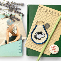 Peanuts Patch Keychain - Joe Cool