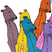 Dog Tails Bookmark - Dusty Pink