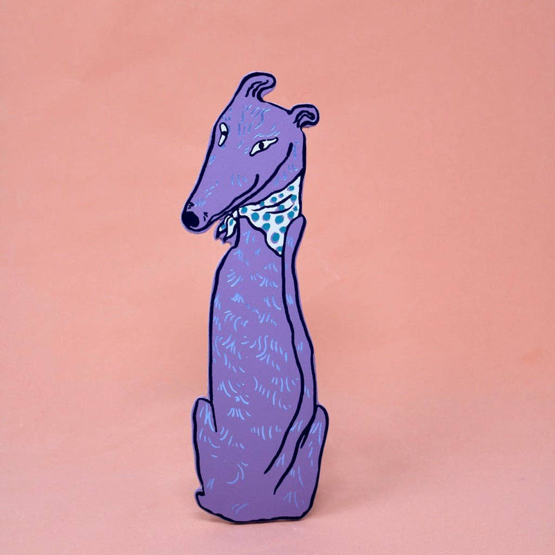 Dog Tails Bookmark - Hot Pink