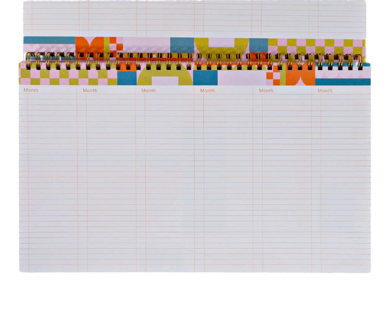 Ginger Weekly Organiser Book