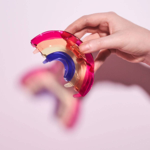 Rainbow Jelly XL Claw Clip