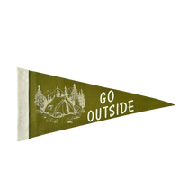 'Go Outside' Pennant Flag