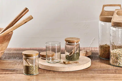 Nkuku - Izaan Spice Jar - Clear