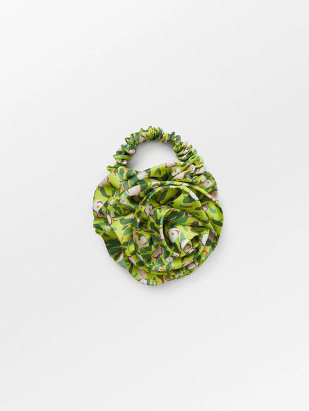 Floral Flower Hair Tie - Primrose Green