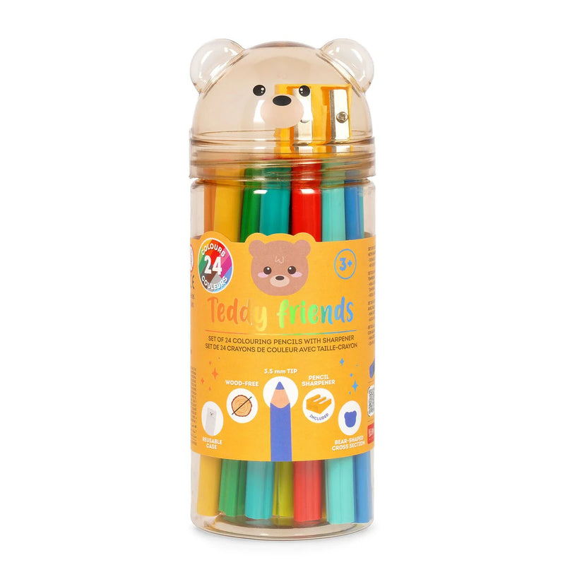 Legami Teddy Bear Coloured Pencils