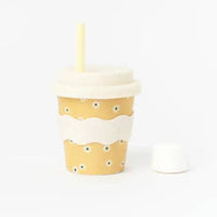 Yellow Daisy Babychino Cup 4oz