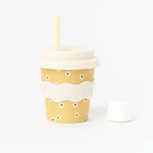 Yellow Daisy Babychino Cup 4oz