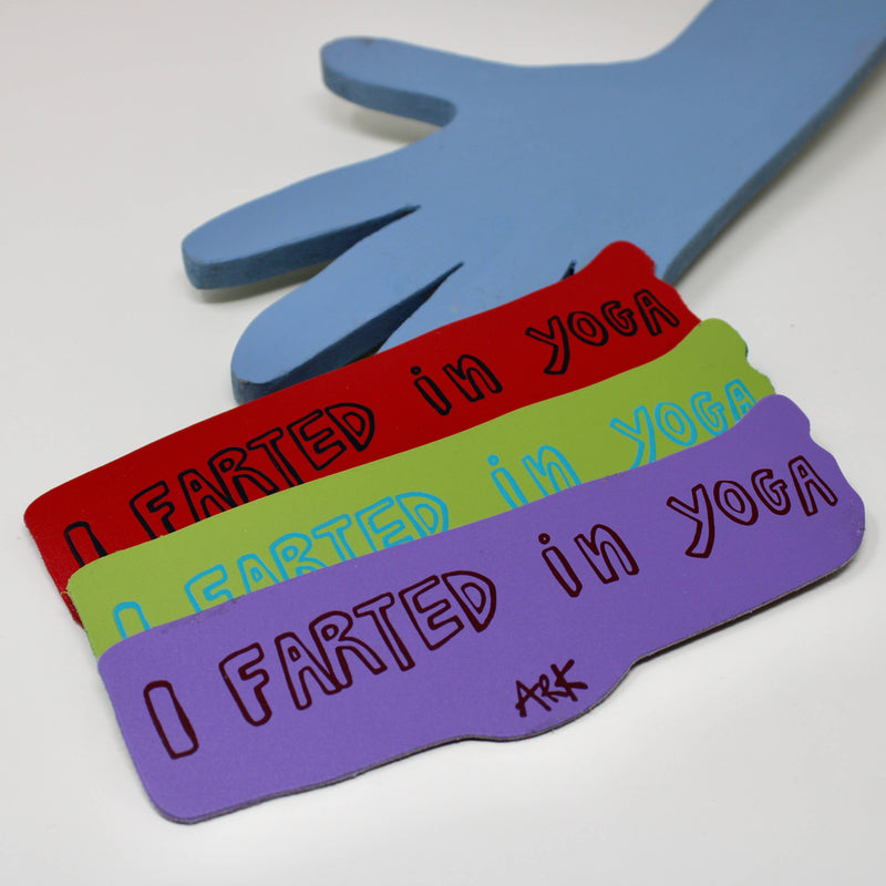 Farted in Yoga Bookmark: Red