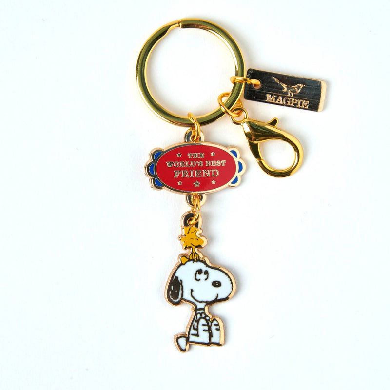 Peanuts World's Best Friend Keyring