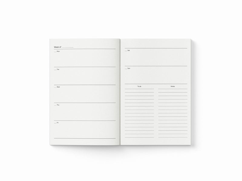 Mini A6 Undated Pocket Diary 2025/2026