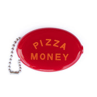 Coin Pouch - Pizza Money (Red/Orange)