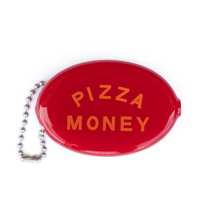 Coin Pouch - Pizza Money (Red/Orange)