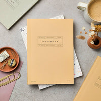 Vol 42 Ruled Lay Flat Notebook - Mustard