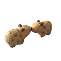 Hand-crafted Wooden Capybara Ornament