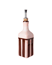 Ceramic Olive Oil Dispenser 475 ml – Pink Chocolate