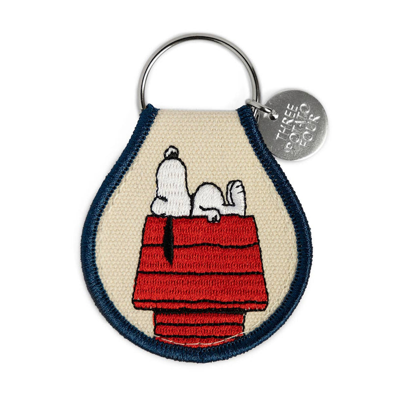 Peanuts Patch Keychain - Snoopy Doghouse