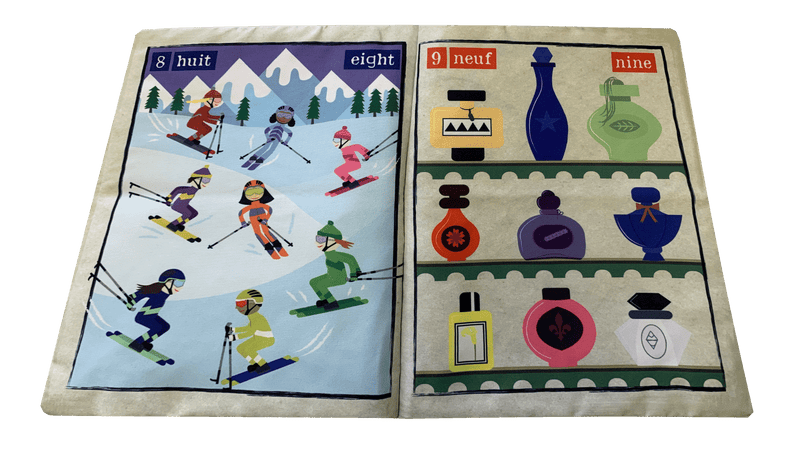 Nursery Times Crinkly Newspaper - Count to 10 in French