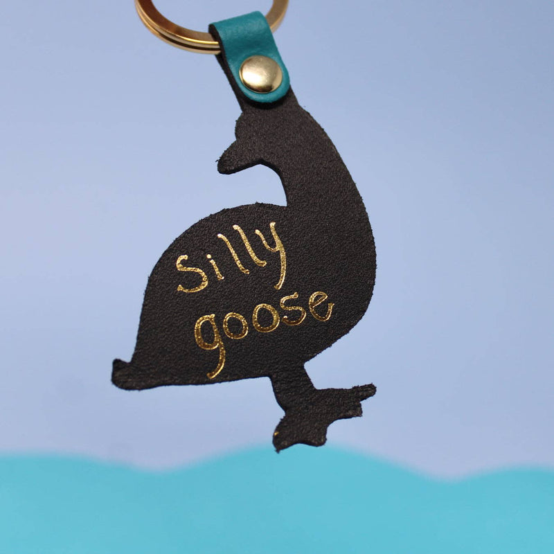 Silly Goose Key Fob - Teal