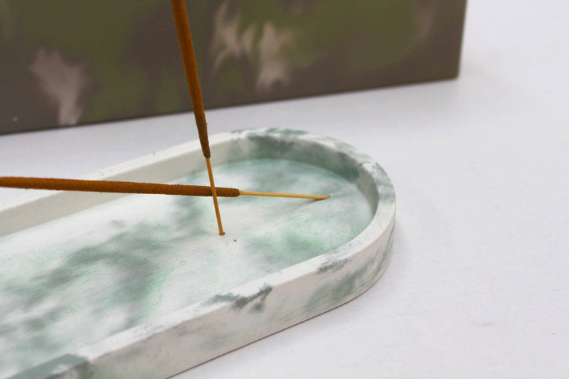 Studio 2 Multi Functional Tray / Incense Holder: Green