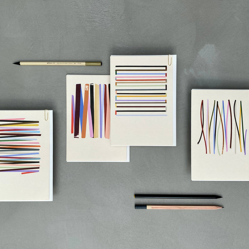 Pavilion - Multicoloured Striped Ribbon Effect Gift Wrap GW-008