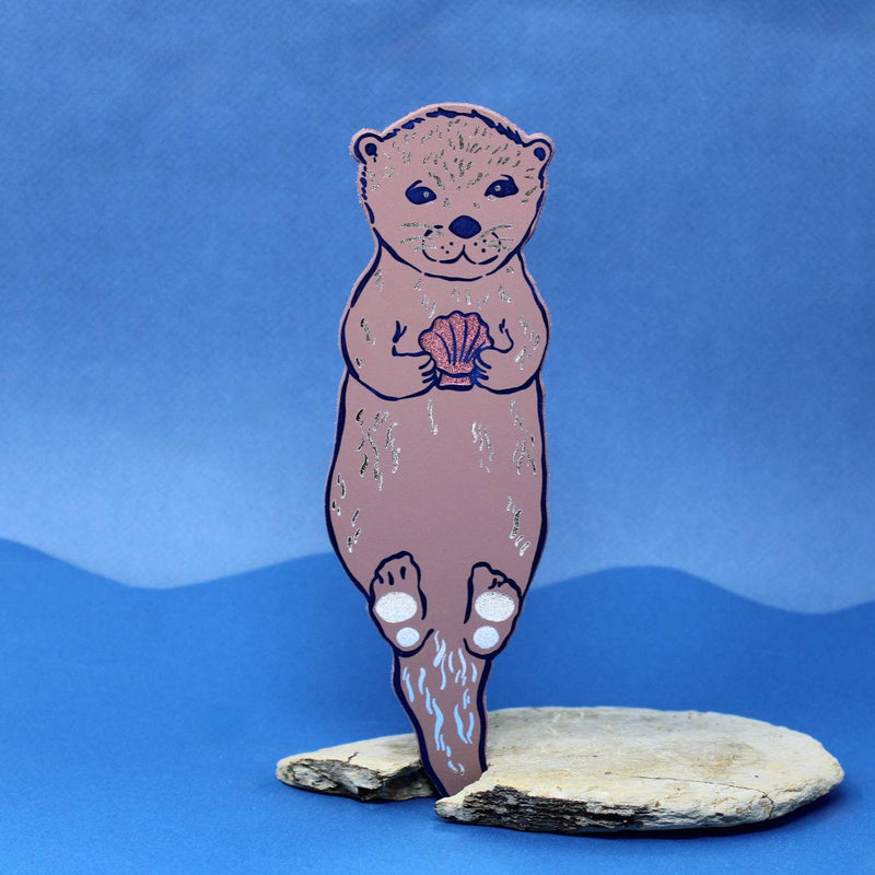 Otter Bookmark - Buttercup Yellow