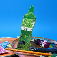 Fessy Mucker Bookmark - Yellow