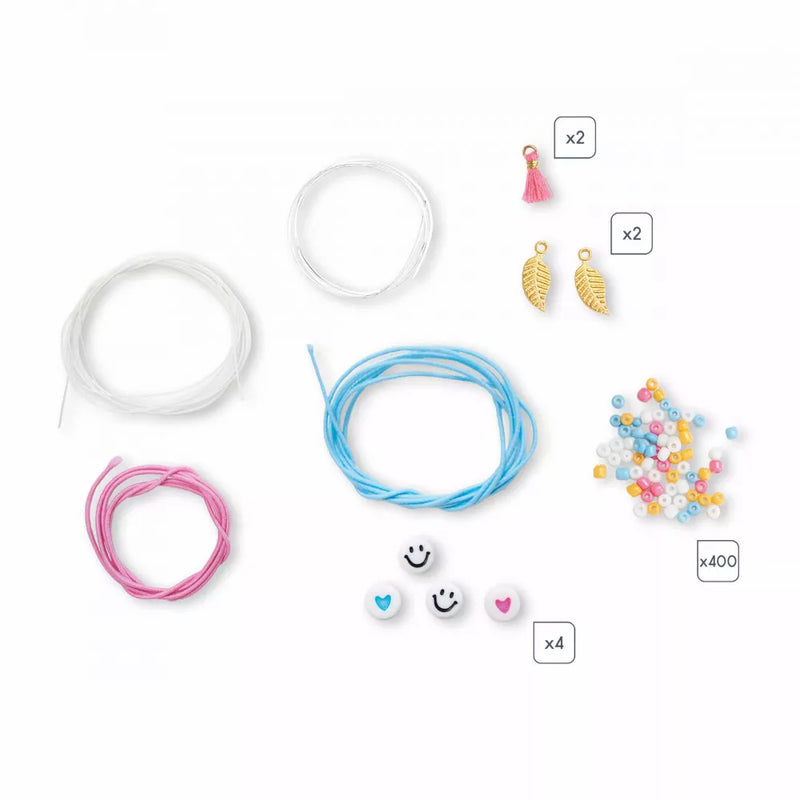 Janod - 6 Beaded Flower Jewels to Make