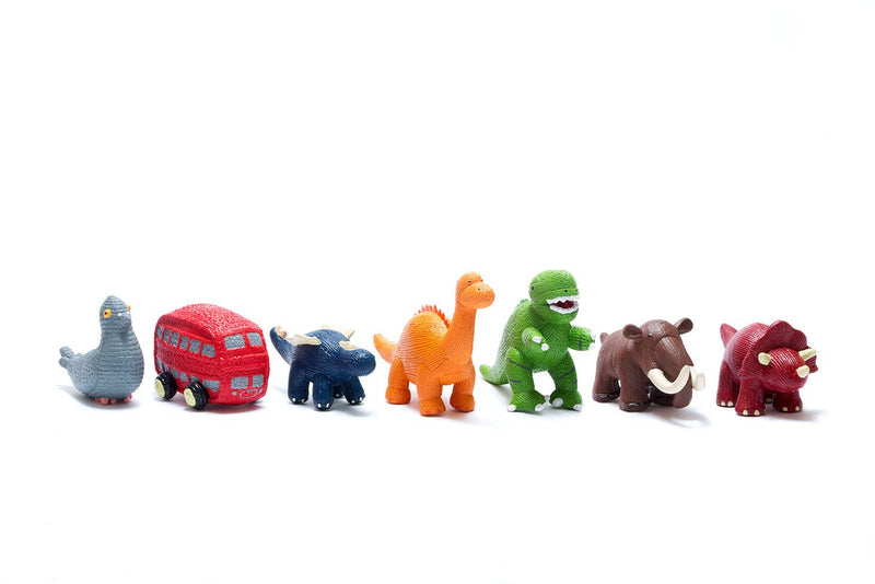 Natural Rubber T Rex Bath Toy and Teether