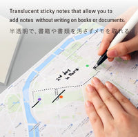 Large Translucent Sticky Notes