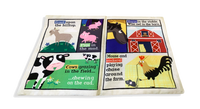 Nursery Times Crinkly Newspaper - Farm Animals