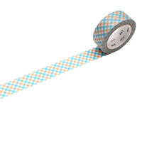 Washi Tape - Checkered Orange