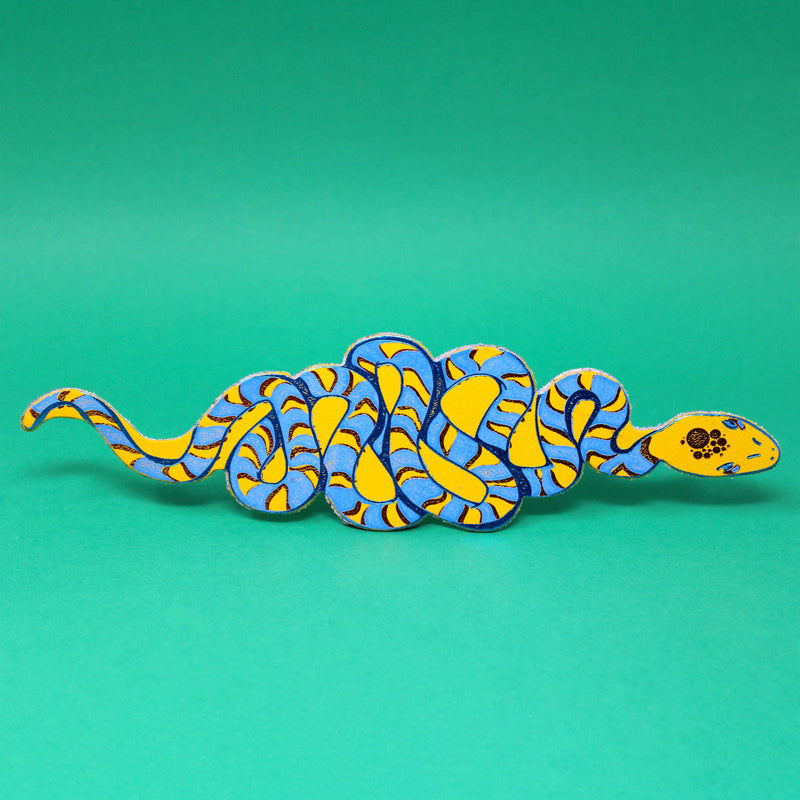Snake Bookmark - Dark Red